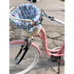 Dámsky retro bicykel 28" Lavida 7-prevodový hlinikový [A] Ružový, biele kolesá